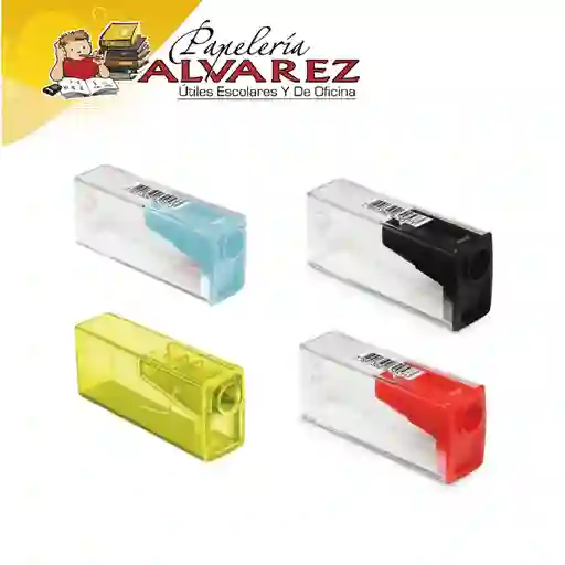Sacapuntas Faber Castell Deposito Traslucido /fluorescente/pastel