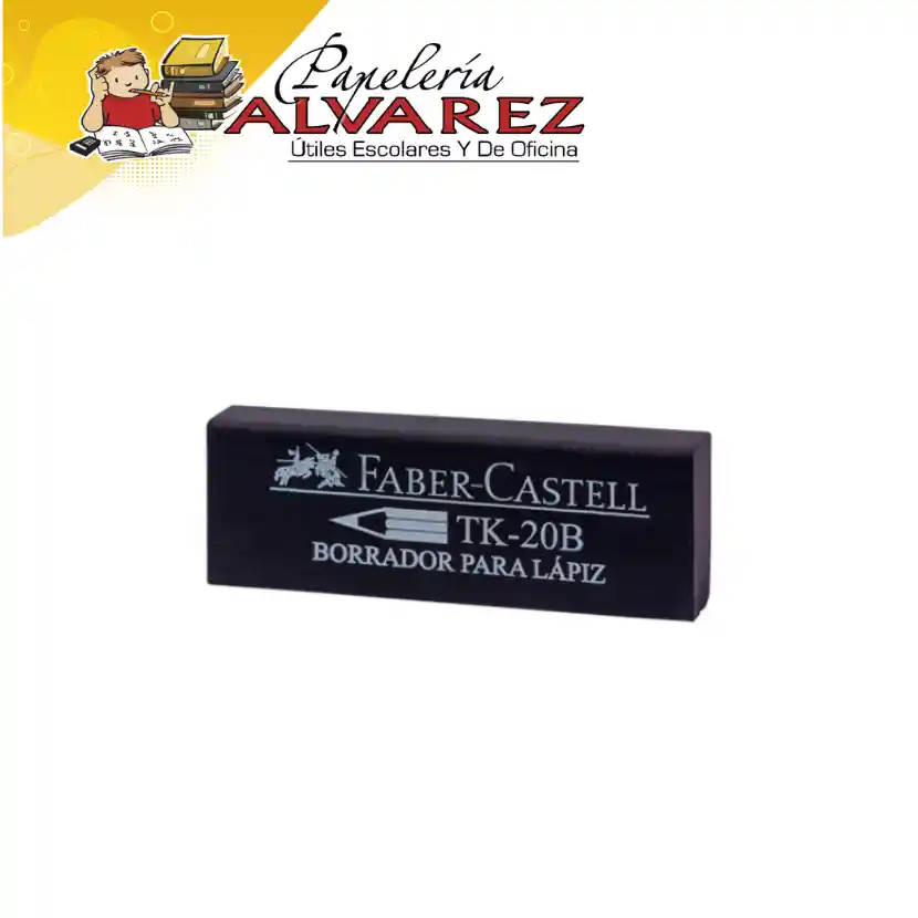 Borrador Faber Castell Negro Tk-20b