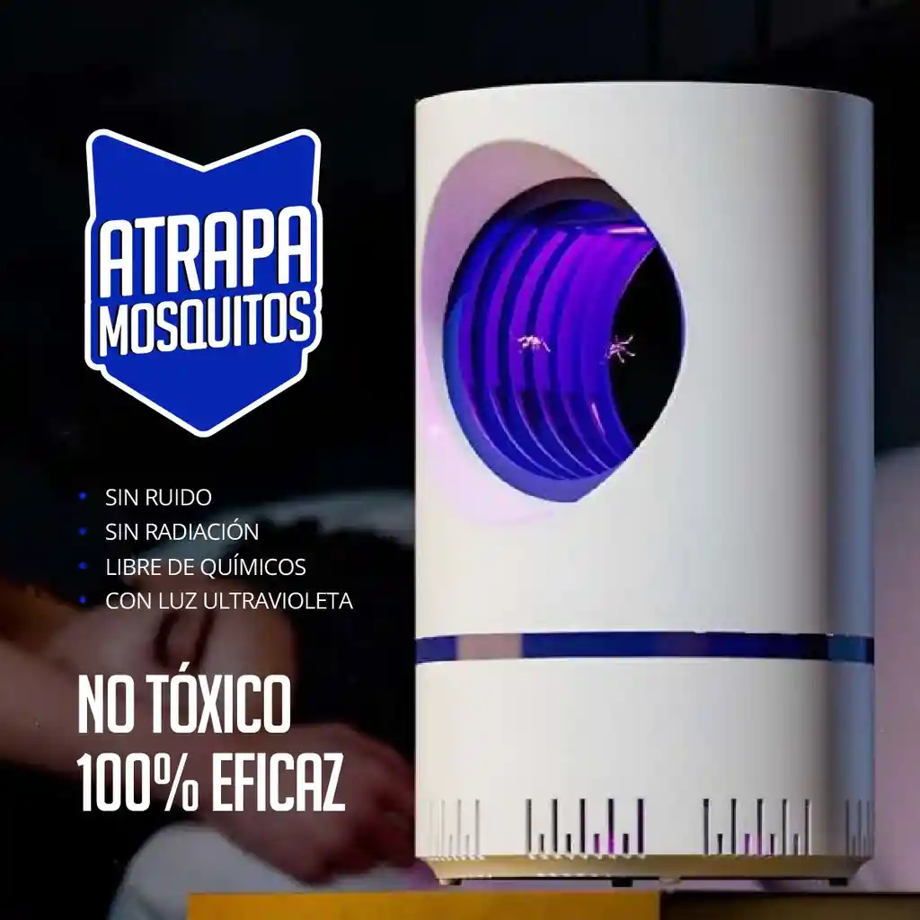 Repelente Portátil De Mosquitos Con Led Ultravioleta, Sin Químicos