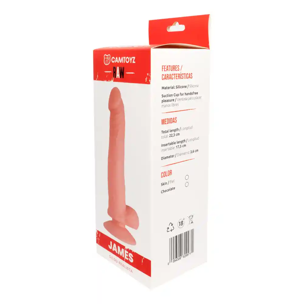 Dildo Realista James Piel Camtoyz