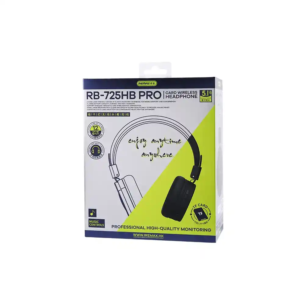 Diadema Bluetooth Remax Rb-725hb Pro