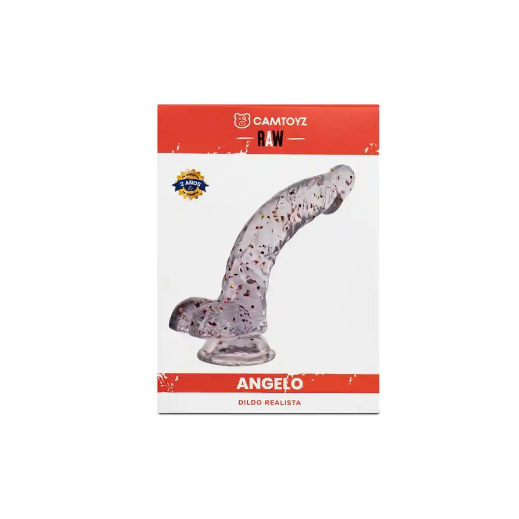 Dildo Realista Angelo Transparente Camtoyz