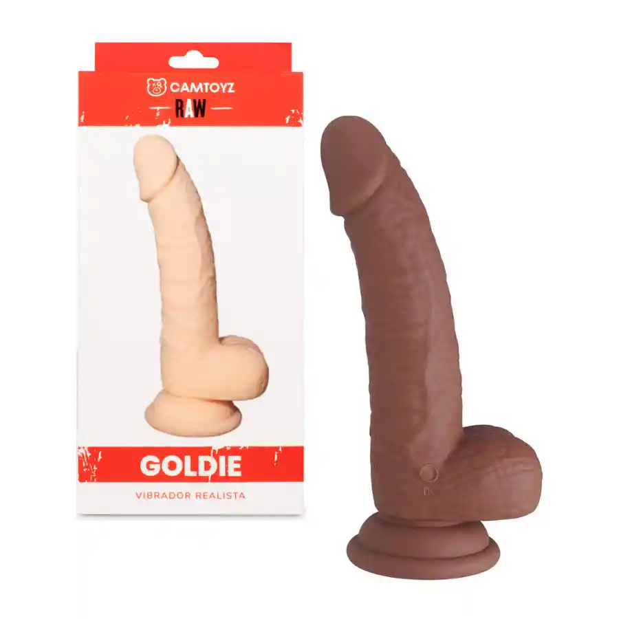 Vibrador Realista Goldie Café Camtoyz