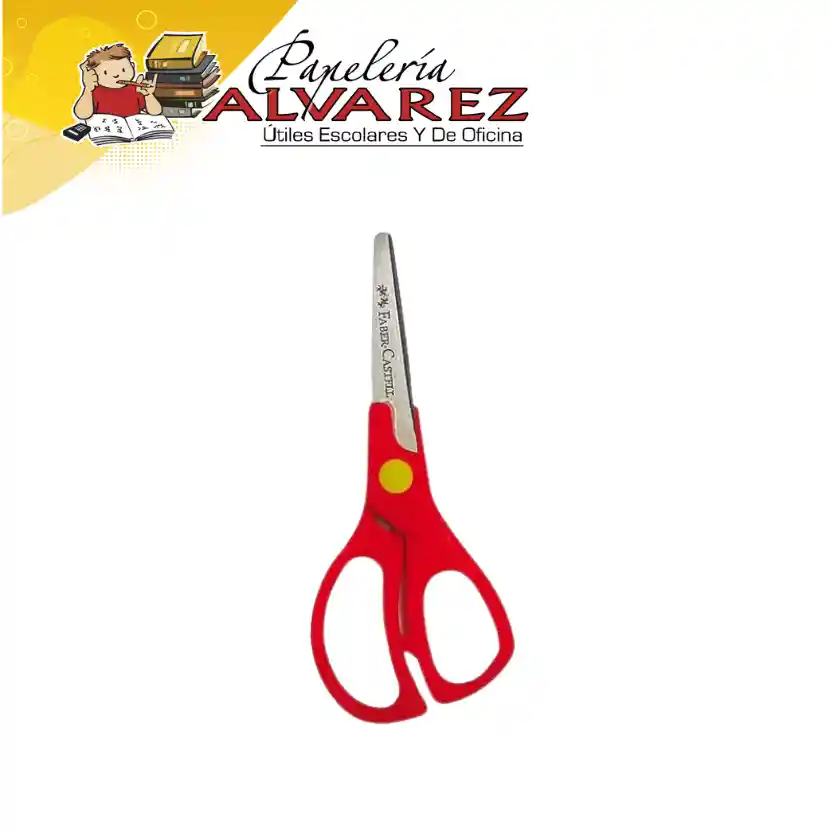 Tijera Faber Castell Punta Roma 13cms