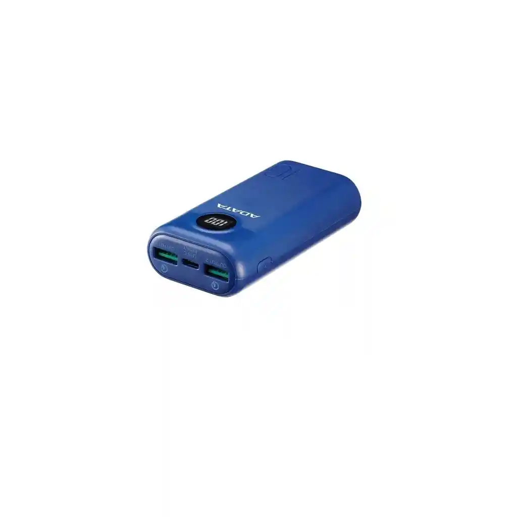 Powerbank Adata P10000qcd Cargarapida Usb-c De10000mah Azul