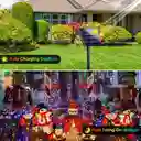 Luces Navideñas Panel Solar Multicolor 12 Metros Exteriores