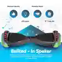 Malumeta Eléctrica Scooter Hoverboard Bluetooth Led 9 Inch