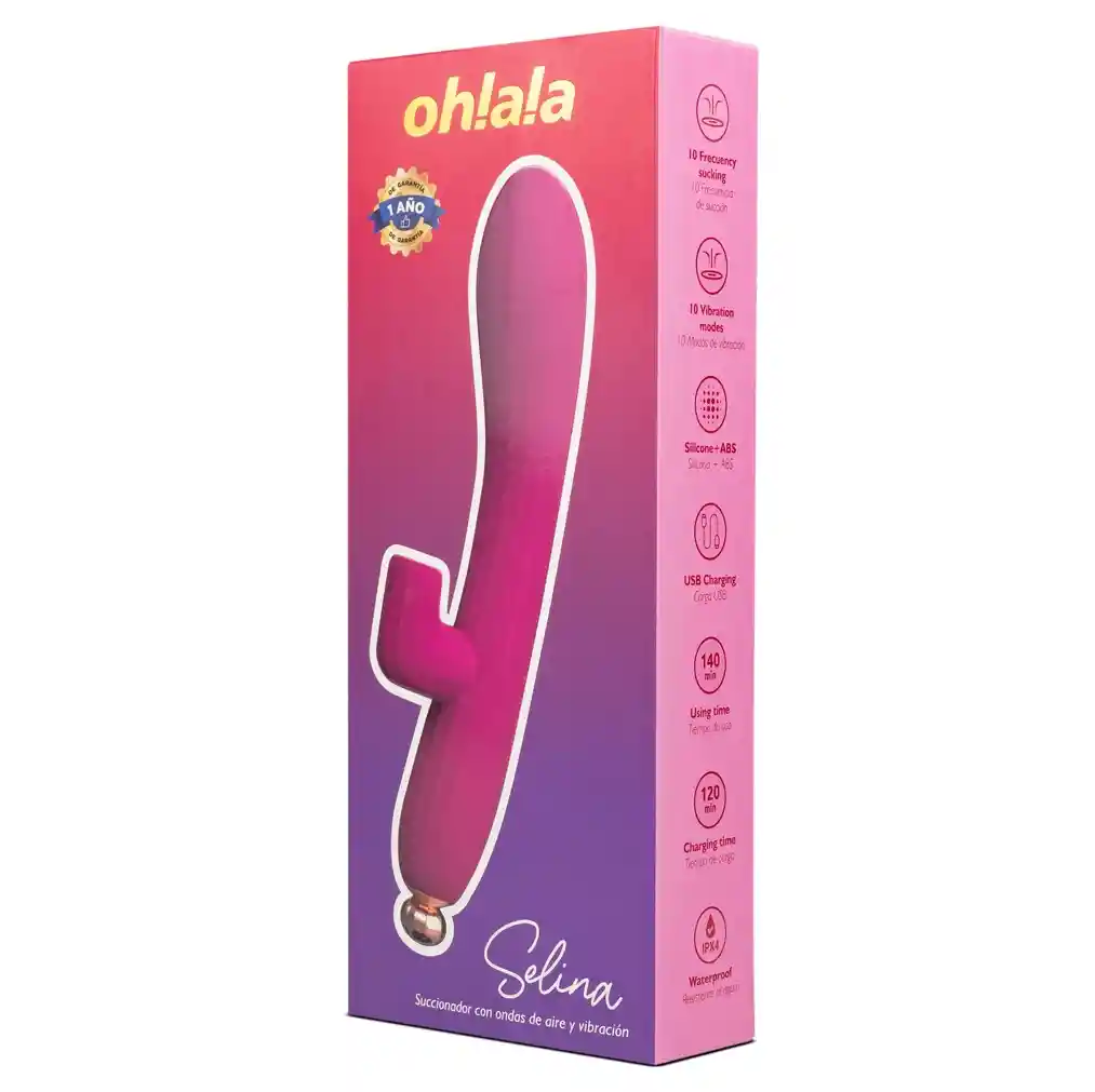 Vibrador Y Succionador Selina Camtoyz