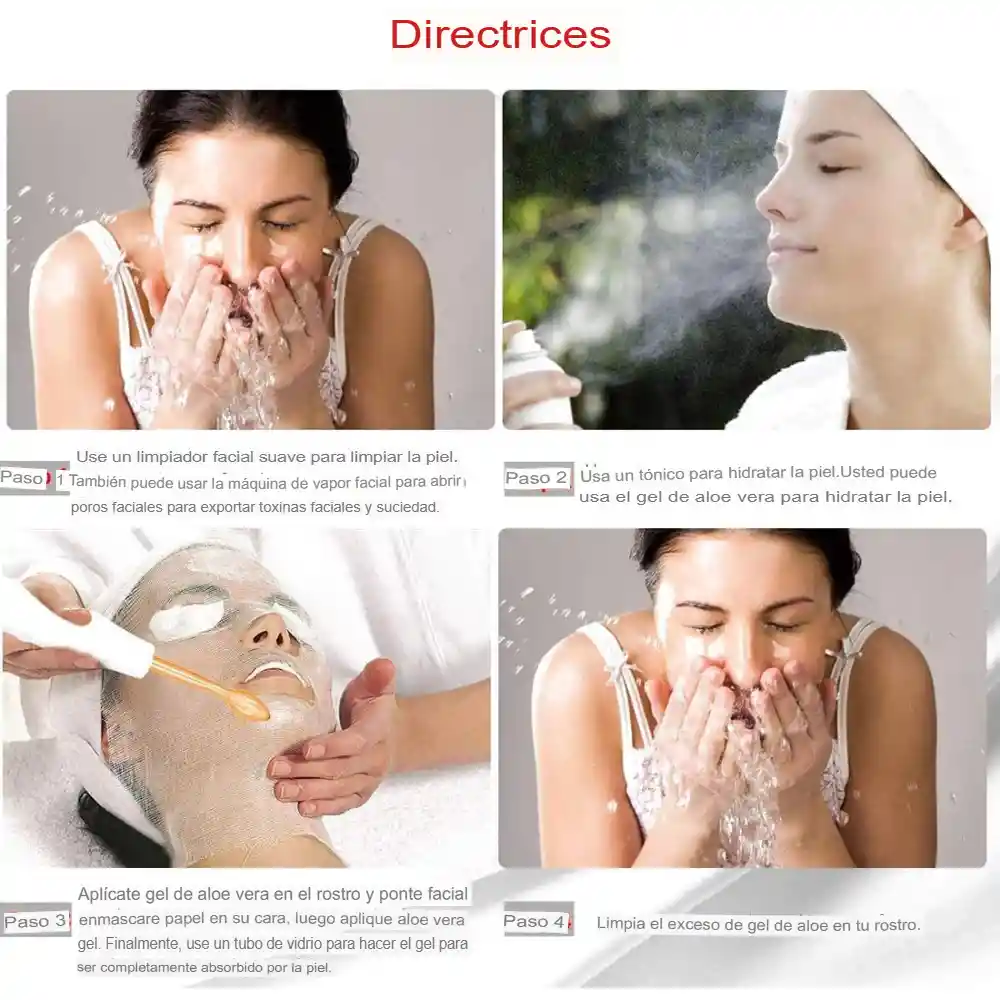 Portátil Alta Frecuencia Facial Belleza De Dispositivos Con 7 Electrodos