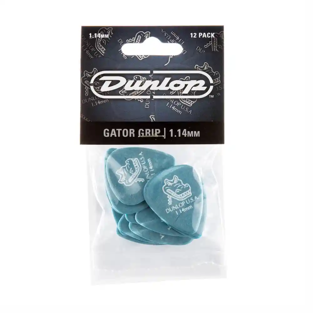 Pick Gator Grip Dunlop 417p1.14, 1.14, 12 Unidades