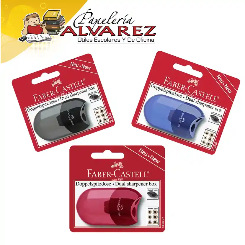 Sacapuntas Faber Castell Shape Blister