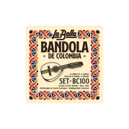 Encordado Bandola La Bella Bc100