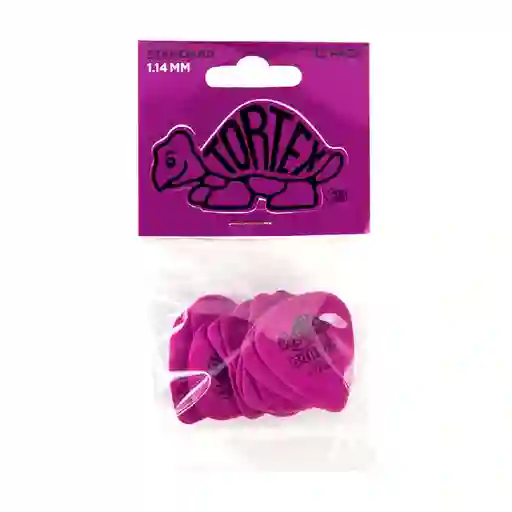 Pick Tortex Standard Dunlop 418p1.14, Purple, 1.14, 12 Unidades