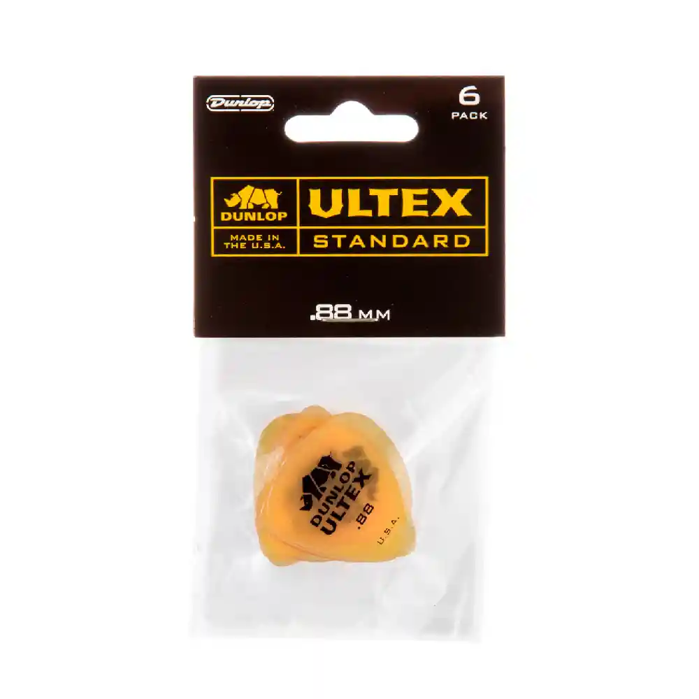 Pick Ultex Standard Dunlop 421p.88, .88, 6 Unidades,