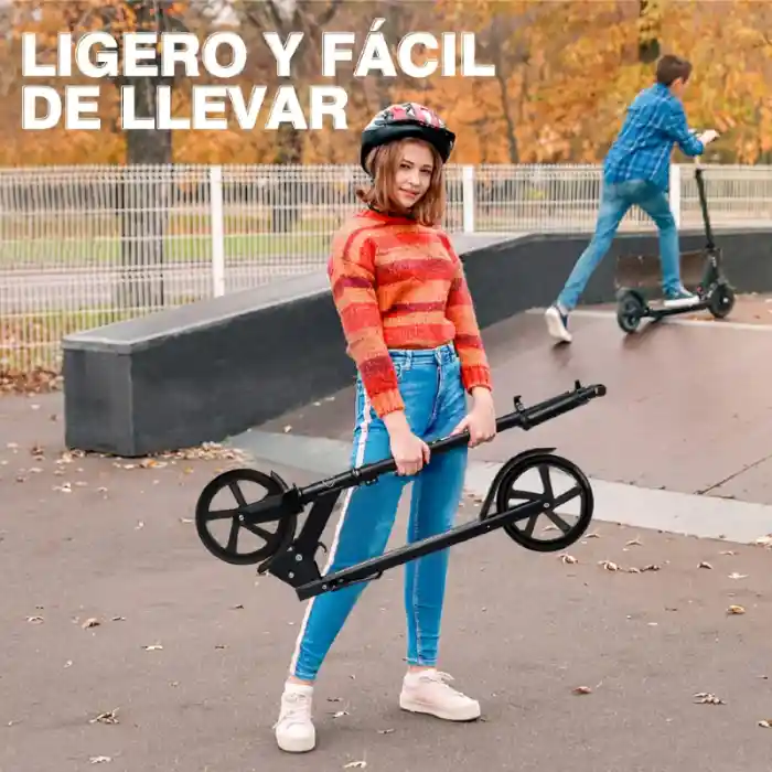 Patineta Scooter Plegable Xl Para Niños 7+ Jóvenes Y Adultos