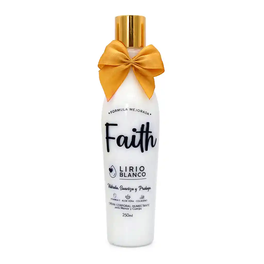 Crema Hidratante Faith Lirio Blanco 250 Ml – Nueva Edición