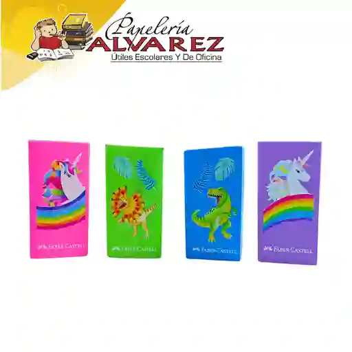 Borrador Faber Castell Unicornio/dinosaurio Individual