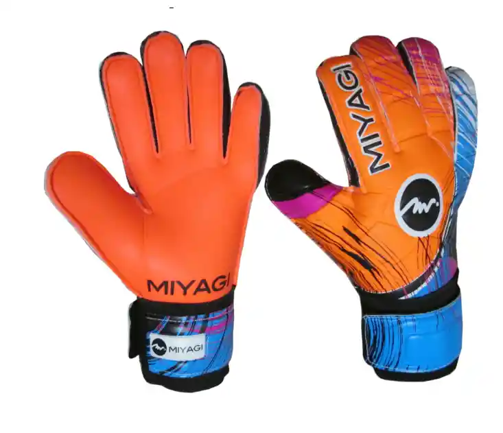 Guantes De Arquero Futbol Talla 5 Naranja