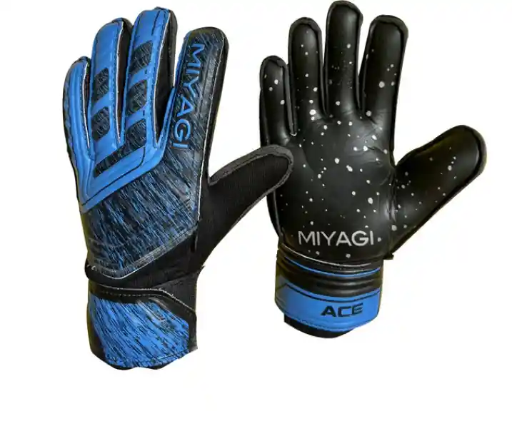 Guantes Arquero Futbol Talla 5 Niño Azul