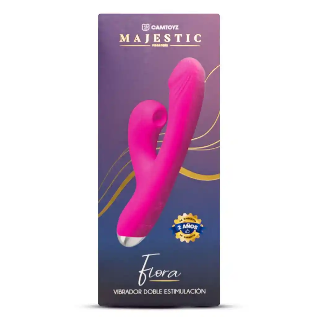 Vibrador Y Succionador Flora Camtoyz