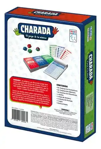 Juego De Mesa Charada Smart Games Ronda Original