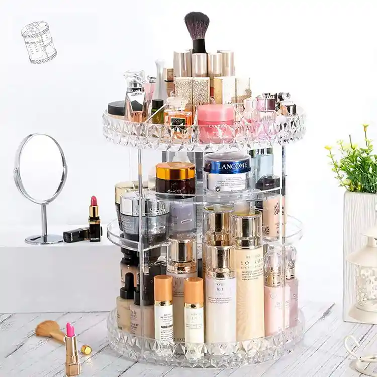 Cosmetiquera Giratoria 360°
