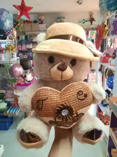Peluche Oso Con Pava