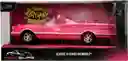 Carro Coleccionable Pink Slips Classic Tv Series Batmobile Rosado Modelo Descapotable Coche Juguete Fiesta Regalos, Colección