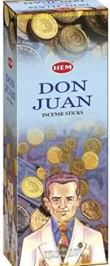 Incienso Don Juan Del Dinero X8 Hem Premium