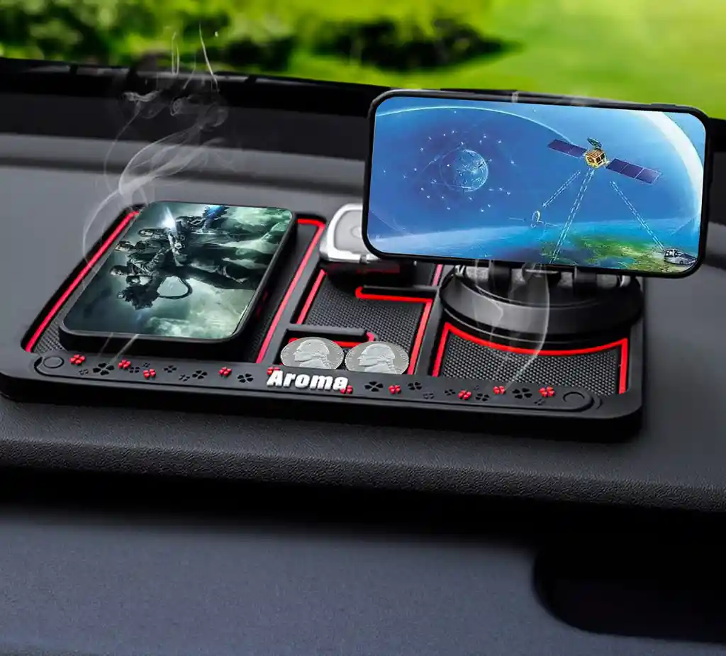 Soporte Para Carro Multifuncional Ajustable Para Smartphone, Gps, Versatil