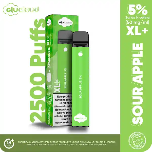 Vap Glucloud Sour Apple Xl 5%