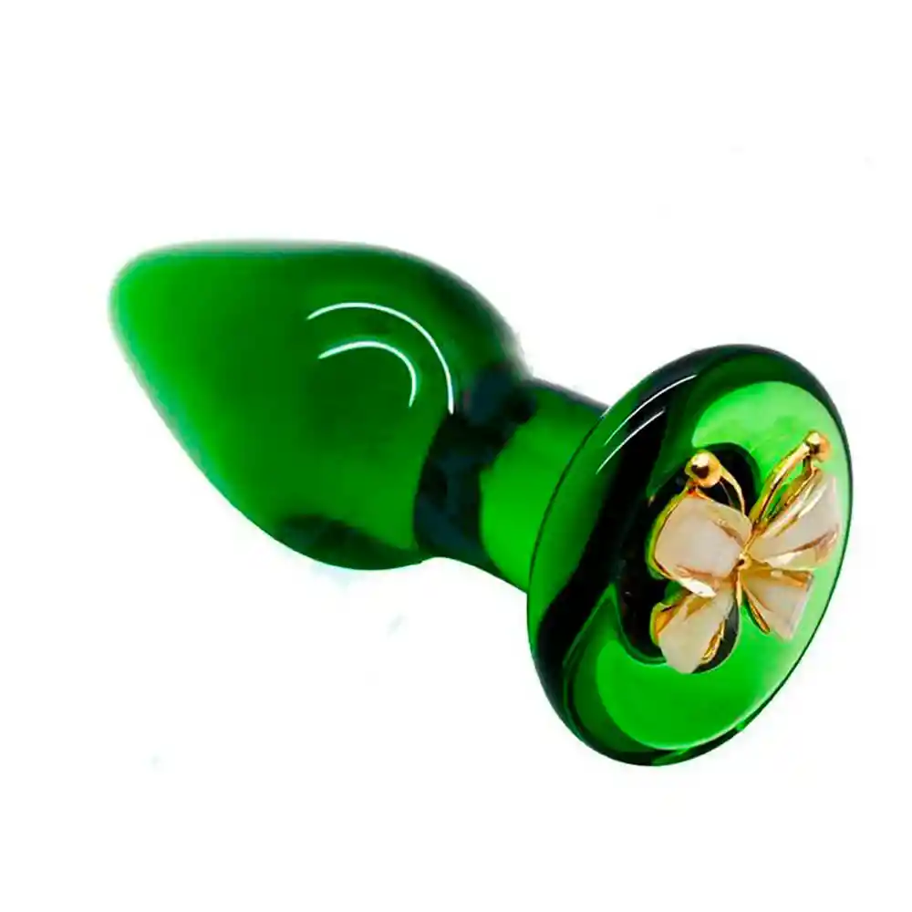 Plug Anal De Vidrio Butterfly Camtoyz