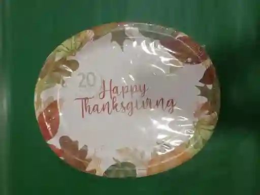 Bandeja De Thanksgiving X 20