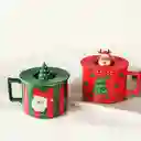 Navidad Mug O Taza Navideña Con Tapa