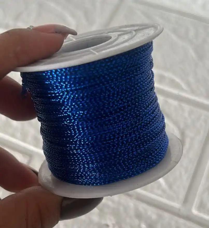 Hilo Navidad Azul X100 Metros