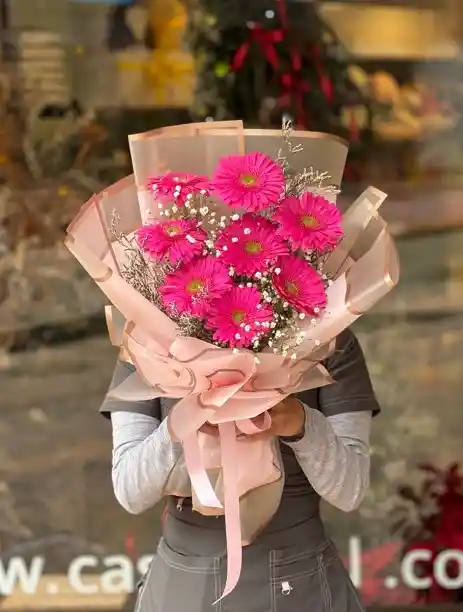 Bouquet Gerberas Rosadas