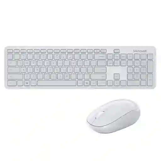 Combo Teclado Y Mouse Microsoft Bluetooth Inalámbrico Blanco