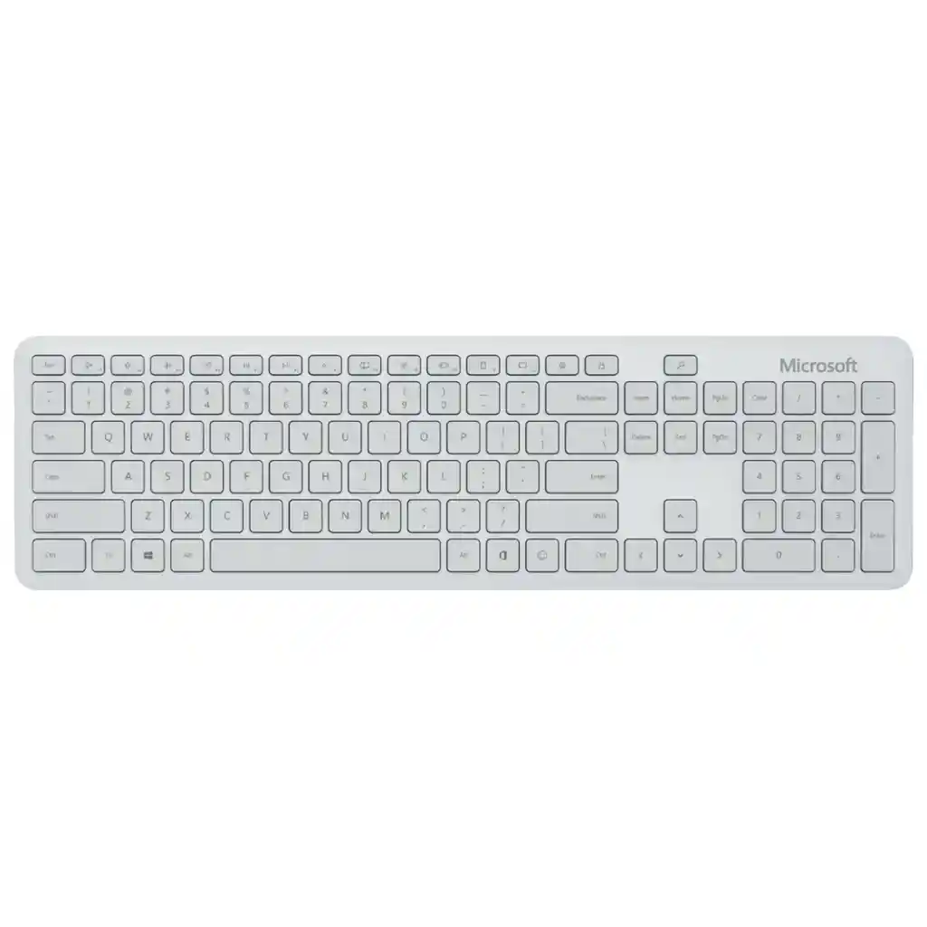 Combo Teclado Y Mouse Microsoft Bluetooth Inalámbrico Blanco