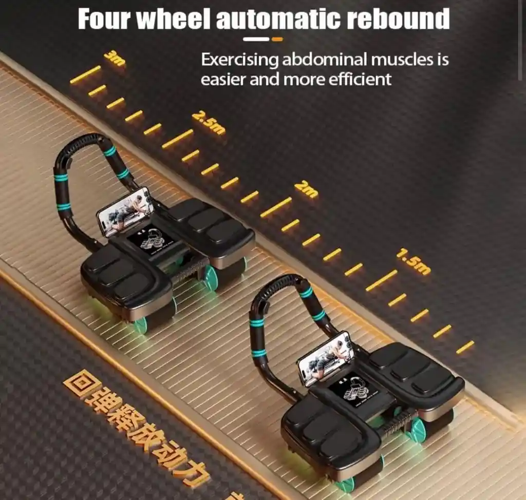 Rueda Abdominal De Rebote Automático