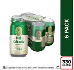 Cerveza Club Colombia Trigo Lata 330 Ml X 6