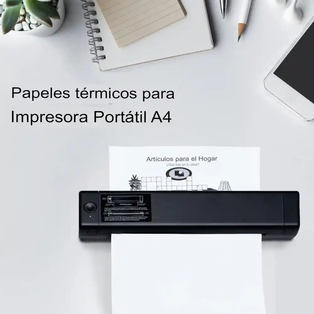 Resma De Papel Térmico Para Impresora Térmica A4 210x297mm