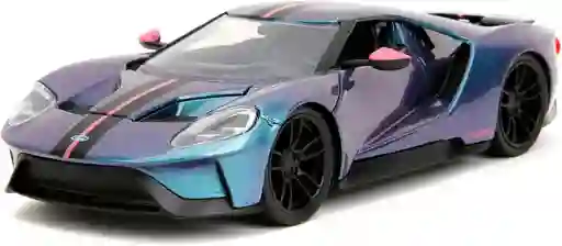 Carro Coleccionable 2017 Ford Gt Tornasol Modelo Descapotable Coche Juguete Fiesta Regalos, Colección