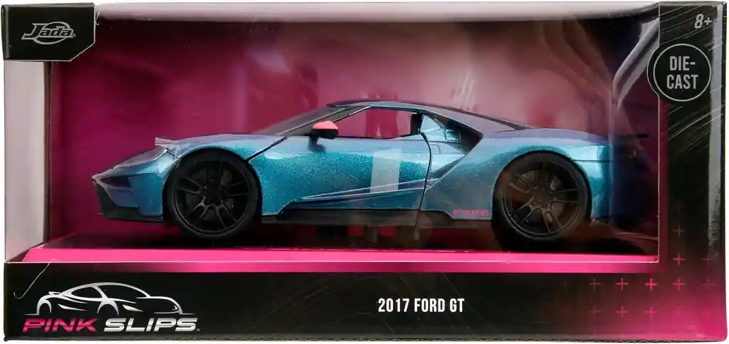 Carro Coleccionable 2017 Ford Gt Tornasol Modelo Descapotable Coche Juguete Fiesta Regalos, Colección