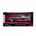 Carro Coleccionable 2020 Chevrolet Corvette Rosado Modelo Descapotable Coche Juguete Fiesta Regalos, Colección