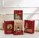 Navidad Bolsa De Regalo Pequeña X12 Uds (21x15 Cm)