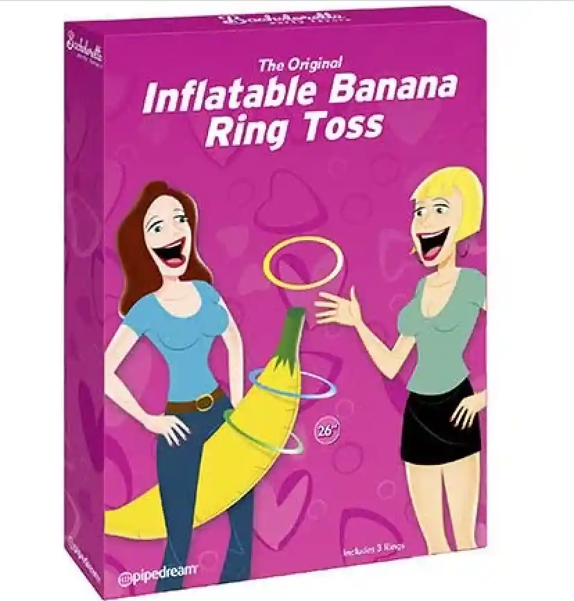 Juego Banana Inflable Con Argolla