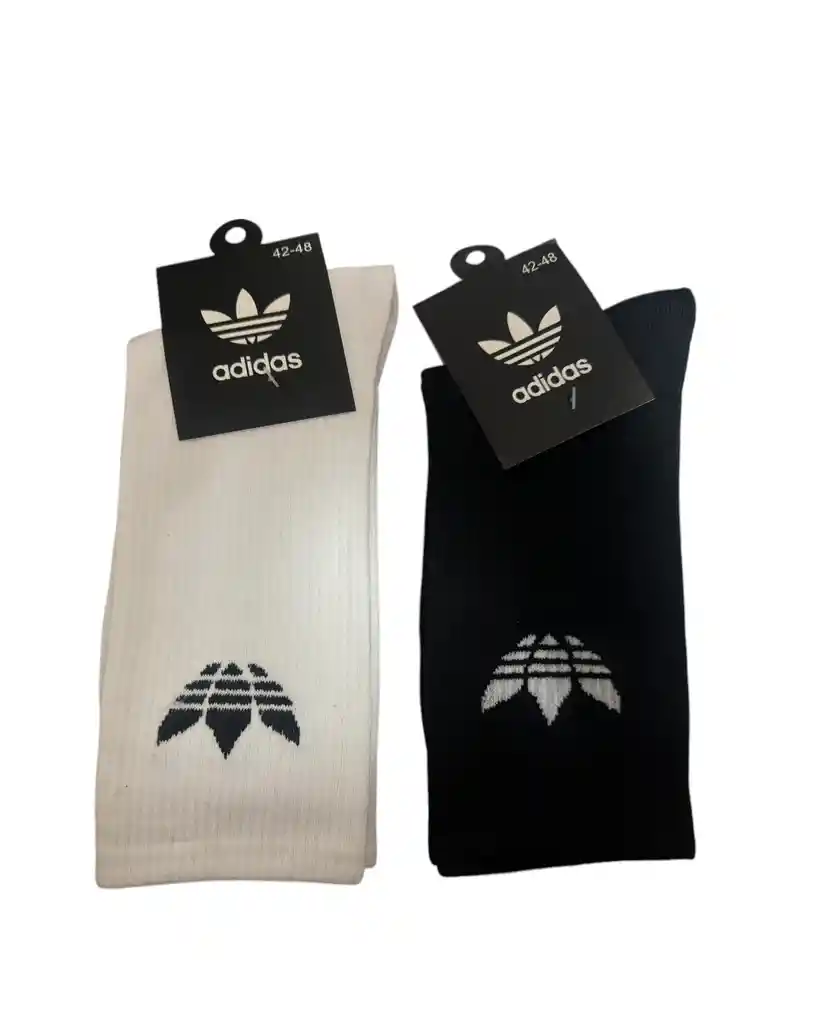 Medias Tipo Adidas Blanca O Negro