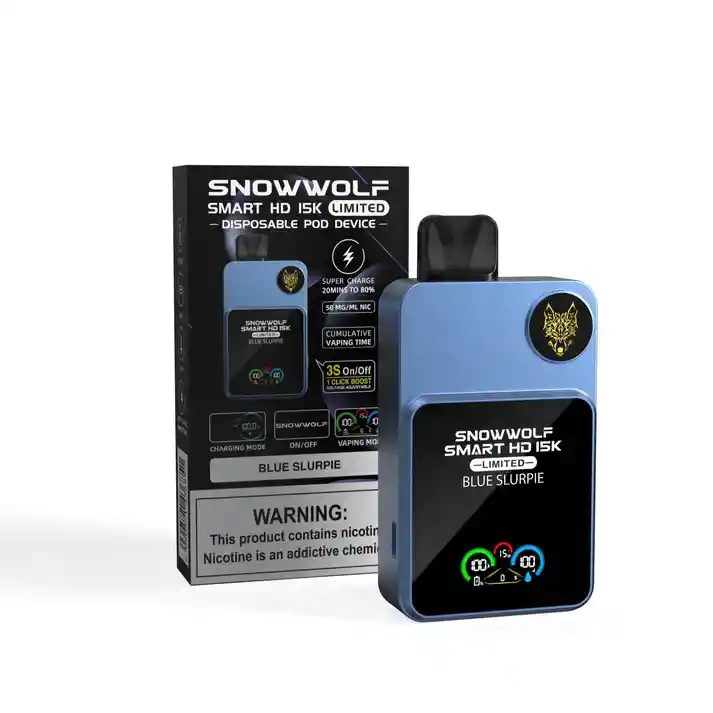 Snow Wolf Blue Slurpie 15000puff
