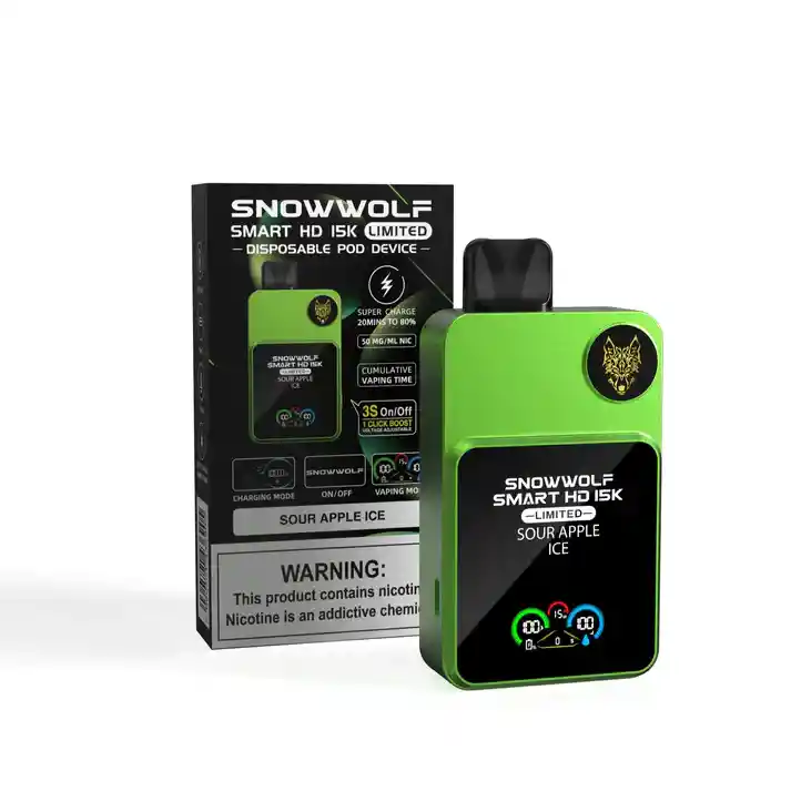 Snow Wolf Sour Apple Ice 15000puff