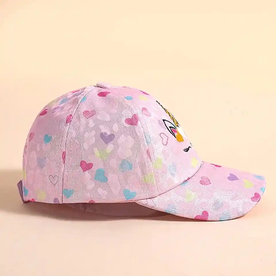 Gorra Sombrero De Sol Para Niñas Unicornio Brillante Sol